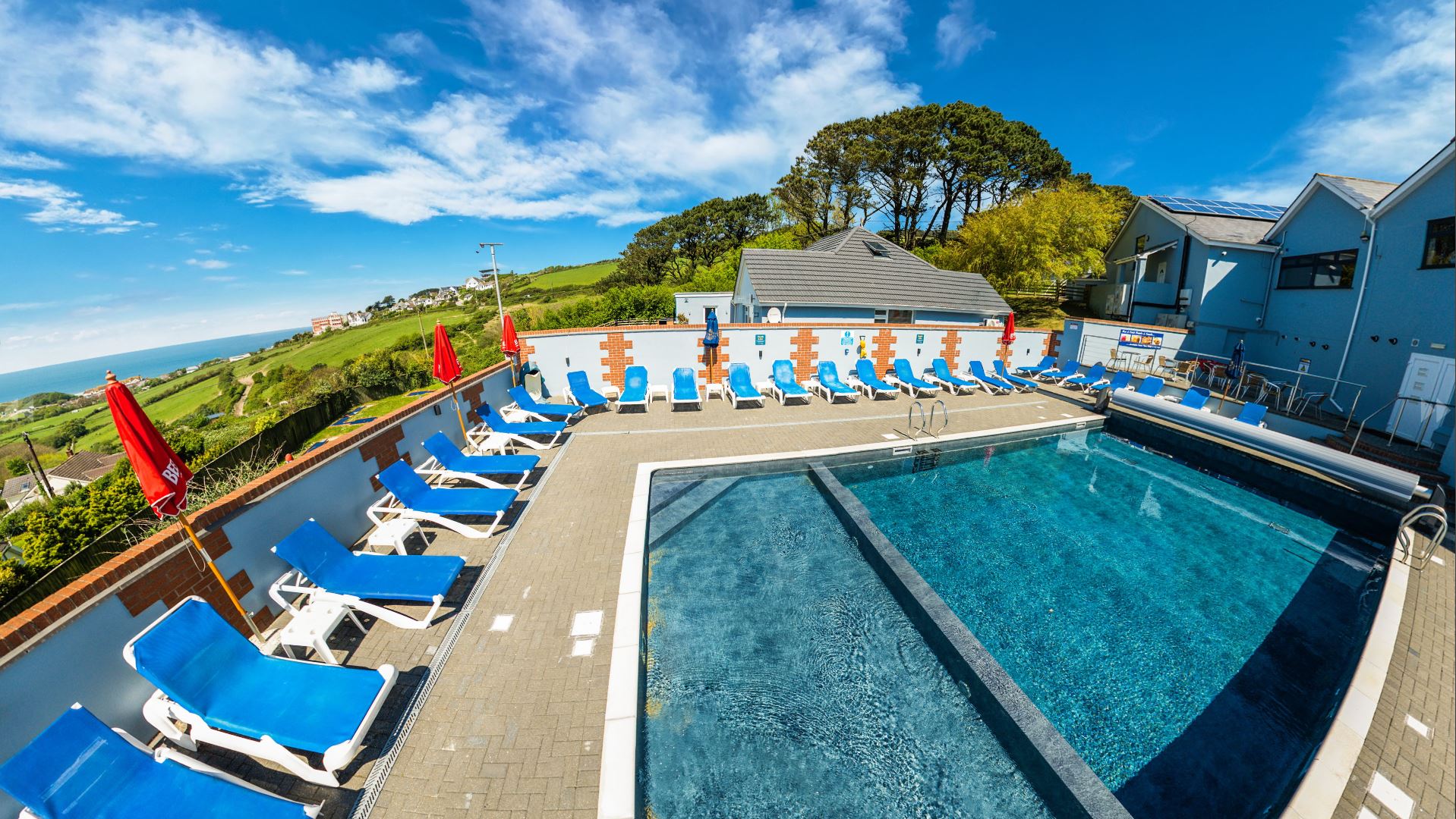 Holiday resort with swimming pool