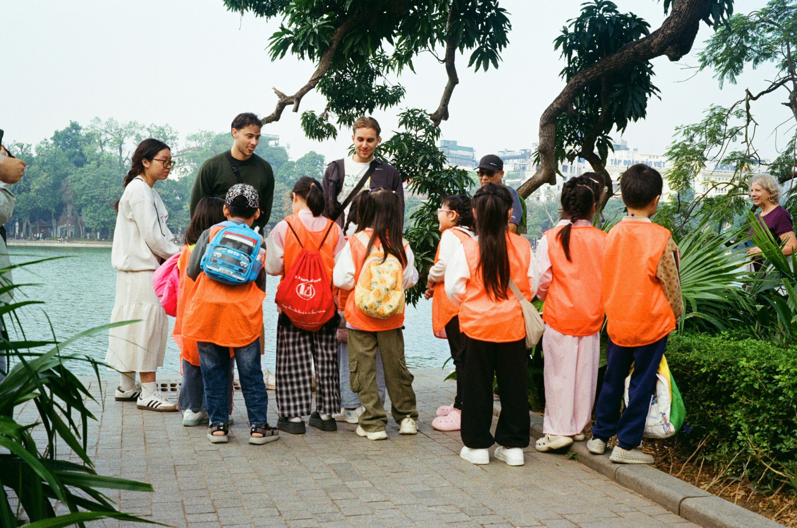 Students on an educational journey