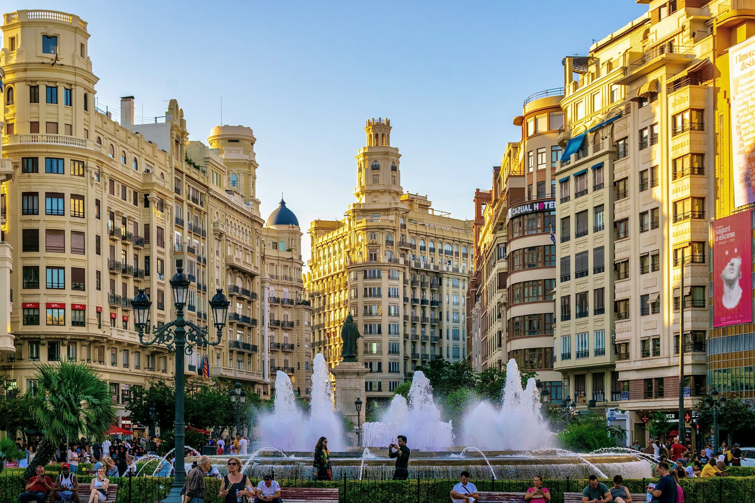 Historic Spanish city architecture